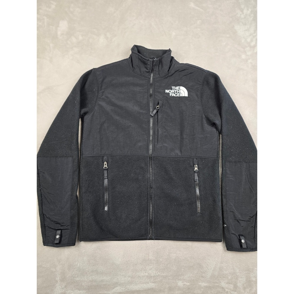 The North Face Denali Fleece Jacket Kids Teens XL 14/16 Black Polartec Full Zip